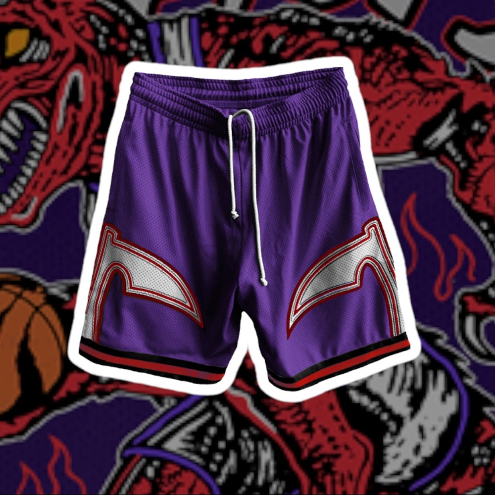 Warren Lotas 🪓 Toronto Raptors 🦖 shorts 🩳